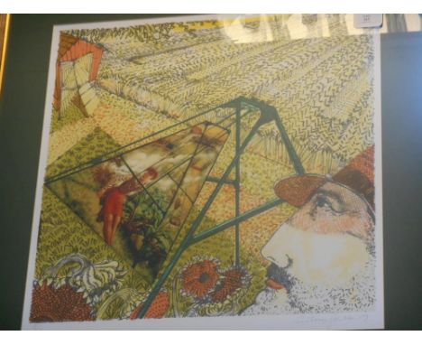 Anthony Green, RA (British, b.1939), Autumn Swing II, signed lower right "Anthony Green '09" and numbered 9/35, lithograph in