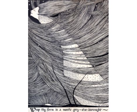 HANNAH FRANK (SCOTTISH 1908-2008) WRAP THY FORM IN A MANTLE GREY Lithograph, signed, 38 x 29cm (15 x 11.25"), together with a