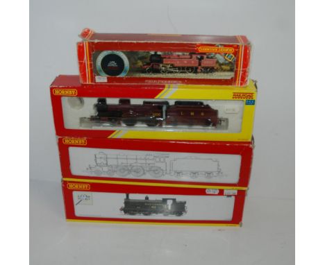 A box of various locomotives and coaches including Bachmann. Hornby etc in original boxes Condition Report:Available upon req