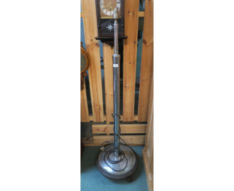 A Contemporary chrome standard lamp Condition Report:Available upon request