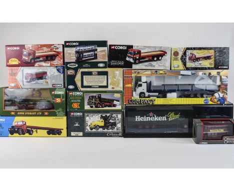 Corgi Diecast Models. Large Collection of Boxed Models, Lorry, Wagons, Trams etc