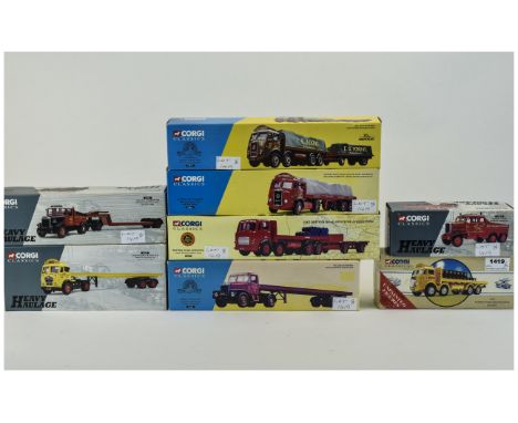 Corgi Diecast Models Collection of 8 Corgi Classic Models Comprising; 17501 Siddle Cook, 12801 Edward Beck, 97334 Atkinson Lo
