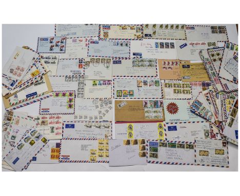 A Very Interesting Collection of Vintage Stamps, World Commercial Air Mails, A Collection of Over 100 Airmail, Covers - From 