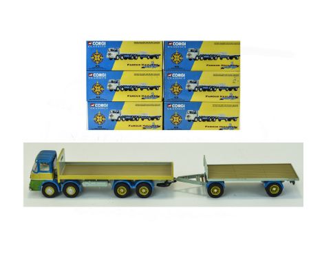 Corgi - Classics Ltd Edition and Numbered Famous Hauliers Die Cast and Detailed Scale 1.50 Model Trucks. Six Boxed Models In 