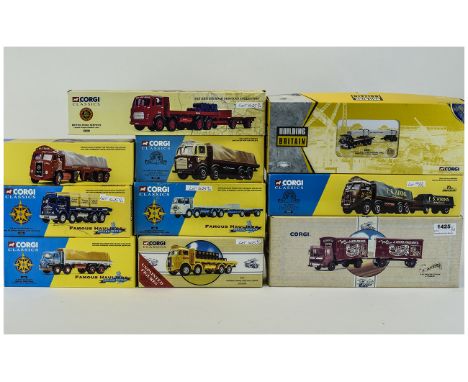 Corgi Diecast Models Collection of 10 Corgi Models Comprising; 13901 Bassett Roadway, 24501 J & A Smith,97344 Atkinson Lucoza