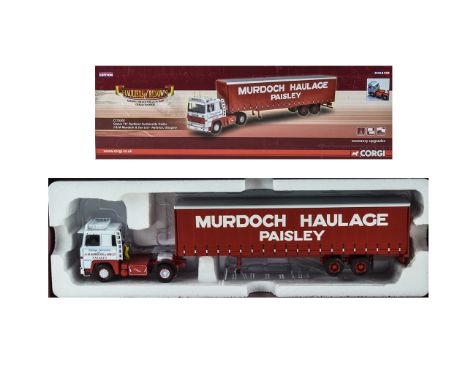 Corgi - Hauliers of Renown Ltd Edition Detailed Die Cast Model Truck, Scale 1.50 ' Scania III Tautliner Curtainside Trailer '