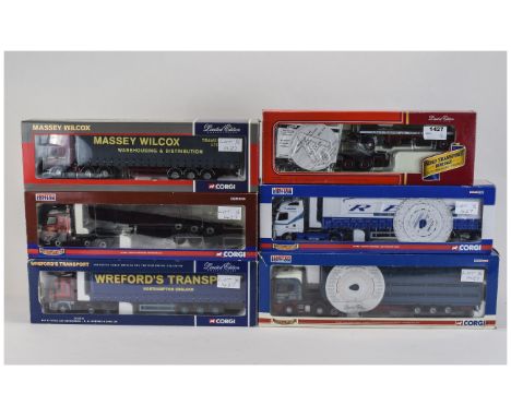 Corgi Diecast Models Collection of 6 Truck & Trailers Limited Edition Models Comprising; 75206 Massey Wilcox, CC12919 McTagga