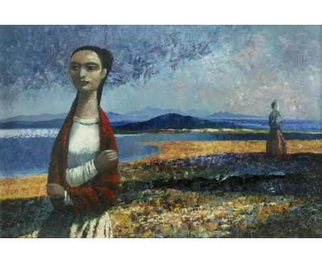 Daniel O'Neill (1920-1974)Looking WestwardOil on board, 41.5 x 61.5cm (16 x 24'')SignedProvenance: With The Waddington Galler