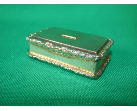 Silver snuff box with makers mark I J, 3ozt