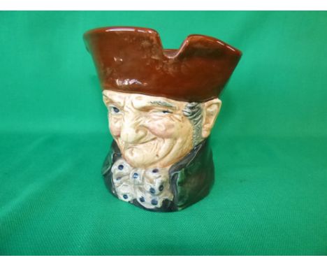 "Old Charley" Royal Doulton caricature  old tobacco jar with lid designed by Charles Noke.  Height  14 cm   D5844   R N 78751