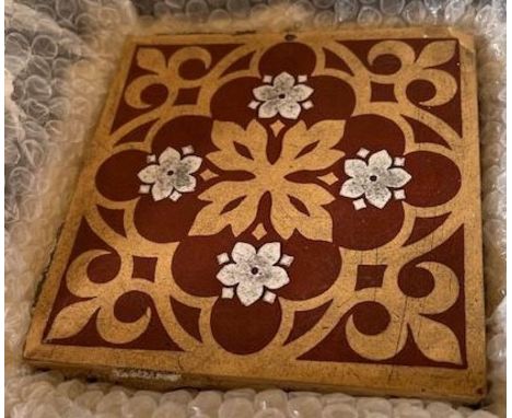 A Minton encaustic tile -&nbsp;A Piece of Parliamentary History - Own a rare slice of British heritage with this authentic Mi