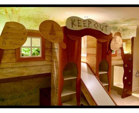 Adventure Awaits: The Ultimate Treetop EscapeYour tiny adventurers climb up reaching their cozy bed high above. These aren’t 