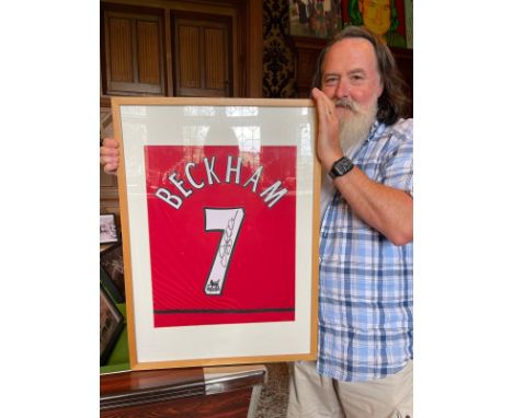 Authenticated and Signed David Beckham Manchester Utd shirt  - Beckham is considered one of the best football players of his 