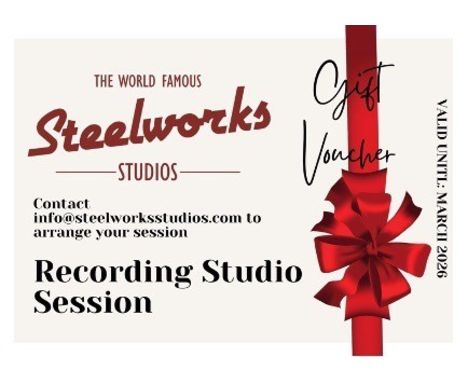 Recording Session  at the world famous Steelworks Studio, Great Longstone  - The Steelworks Studios are a melting pot of grit
