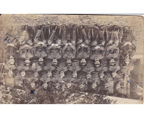 WARTIME POSTCARD 1939   Unusual and scarce postcard showing professional footballers,  with their commanding officers,  who v