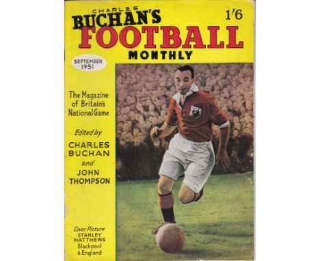 CHARLES BUCHAN FOOTBALL MONTHLY       The first 12 issues September 1951 - August 1952 complete.    Generally good