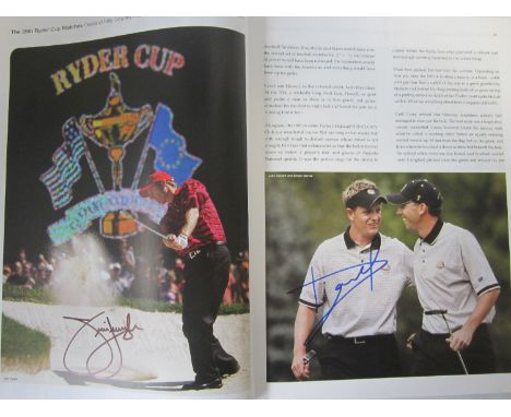 GOLF 2005  m Hardback large format European Tour Yearbook, 320 12" x 10" glossy lavishly coloured pages. It was previously ow