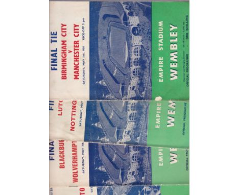 FA CUP FINALS    34 FA Cup Final programmes , 1956 and 1959-1987inclusive (includes 1970, 1981 and 1983 replays. The first 3 