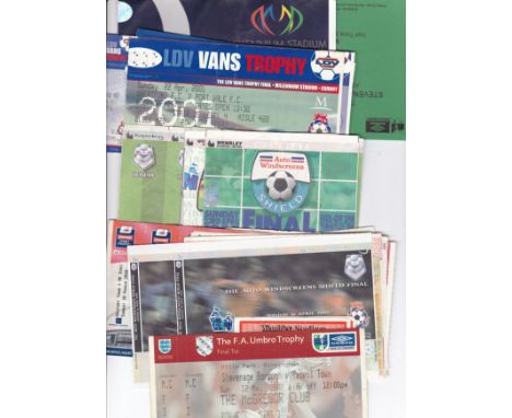 MINOR CUP FINALS    Collection of 33 Minor Cup Final tickets 1985 - 2007. Freight Rover, Full Members, Auto Windscreen, Simod