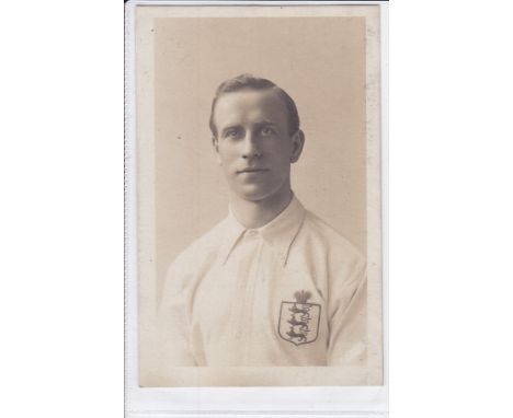 F.KEAN (SHEF WED / ENGLAND)   Postcard photograph of Fred Kean who played for Sheffield Wednesday (1920-28) and later for Bol