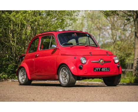 Super right-hand drive 500F, soundly engineered and superbly presented as an homage to those charismatic little Abarth racers