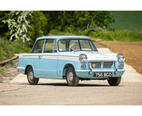 Tidy Herald 948cc Saloon that appears to have covered just 3,762 miles from new!The Triumph Herald burst onto the scene in 19