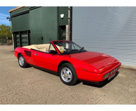 A UK-supplied, right-hand drive, manual gearbox 3.2-litre Cabriolet from eight-years current ownership.Ferrari’s eminently us