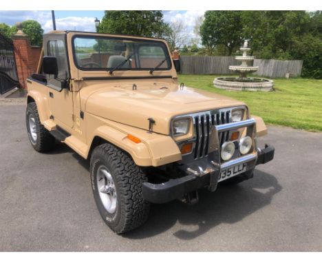 A rare, low-mileage, right-hand drive example of the most stylish and best-equipped model in the 1988 Wrangler range.The top 