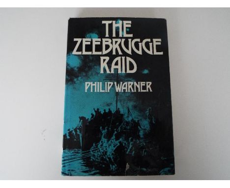 The Zeebrugge Raid - Philip Warner, 'Honours &amp; Awards, Roll of Honour' scribed in pencil to inside page, very good condit
