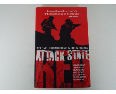 Attack State Red, Landmark Tour of Duty in Afghanistan - Colonel Richard Kemp &amp; Chris Hughes, excellent condition with du
