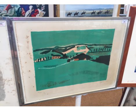 *AR HENRI HAYDEN (1883-1970) French
Le Paysage
Limited edition lithograph
Signed, dated 1908 and numbered 48/75
51 x 38 cm, f