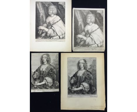 WENCESLAUS HOLLAR (1607-1677) Czechoslovakian, After ANTONY VAN DYCK (1599-1641) Flemish
Portraits
Engravings mainly on laid 