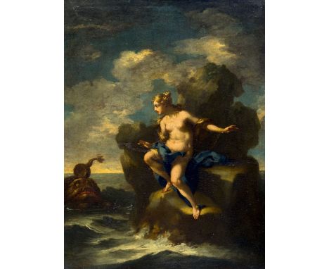 VENETIAN OR NEOPOLITAN SCHOOL (18th century)
Prometheus and Andromeda
Oils on canvas
46.5 x 62.5 cm, framed (a pair) (2) COND