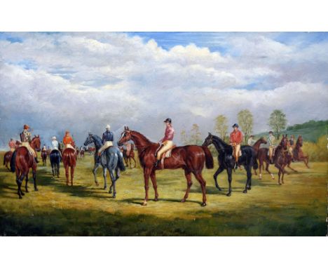 After the Antique
At the Start
Oil on canvas
56 x 35.5 cm, unframed CONDITION REPORTS: Generally good condition, expected wea