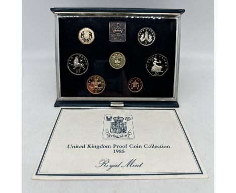 A UK proof coin collection for 1985 Royal Mint