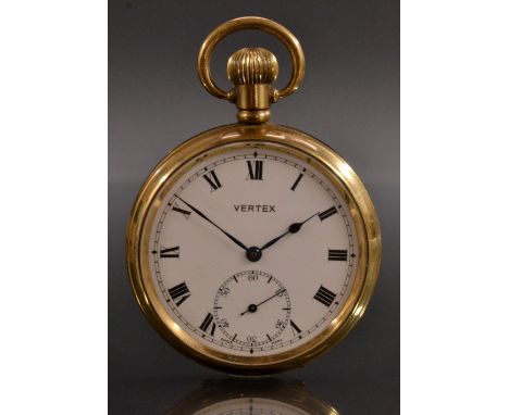 Railway interset - a British Rail Vertex presentation open face pocket watch, Western Region, to E Hotchkiss, in appreciation