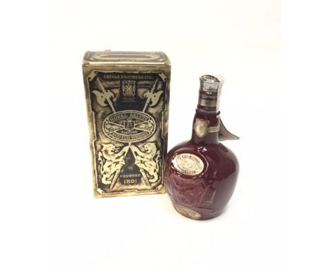 CHIVAS BROTHERS ROYAL SALUTE 21 YEARS OLD - RUBY DECANTER
Blended Scotch Whisky. 
700ml, 40% volume, in Wade ceramic decanter