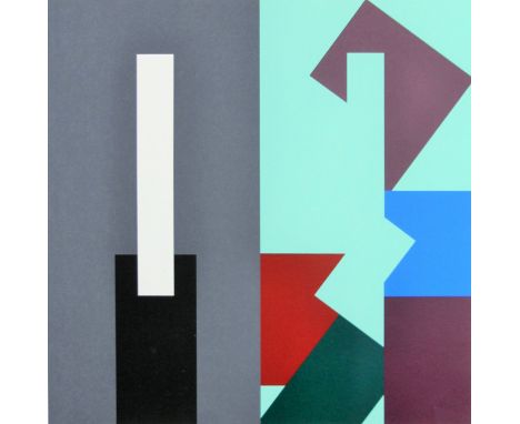 PAUL HUXLEY (born 1938) British (AR), 'Modus Vivendi', hors commence proof print, signed in pencil to margin, unframed. 49.5 