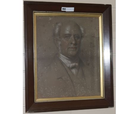 Victorian SchoolwatercolourPortrait of Frederick Edward Tuson49 x 40cm