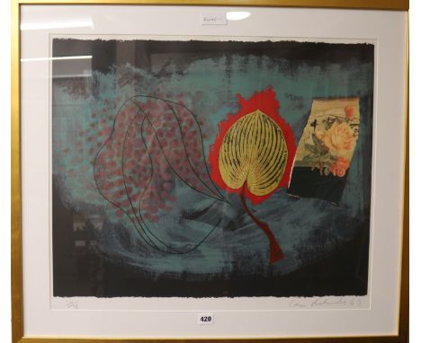 Ceri Richardslimited edition printThe Birth of a Rosesigned and dated '67, 26/7022 x 26in.