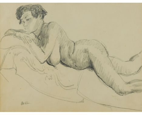 § Jacob Epstein KBE (American/British 1880-1959)Reclining Nude, 1928 signed 'Epstein' (lower left) pencil 42.5 x 55cmFootnote