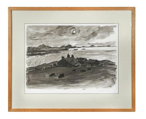§ Sir Kyffin Williams OBE, RA (Welsh 1918-2006)Penrhyn Du, Aberffraw signed 'K Williams' (lower right); numbered 48/150 monoc