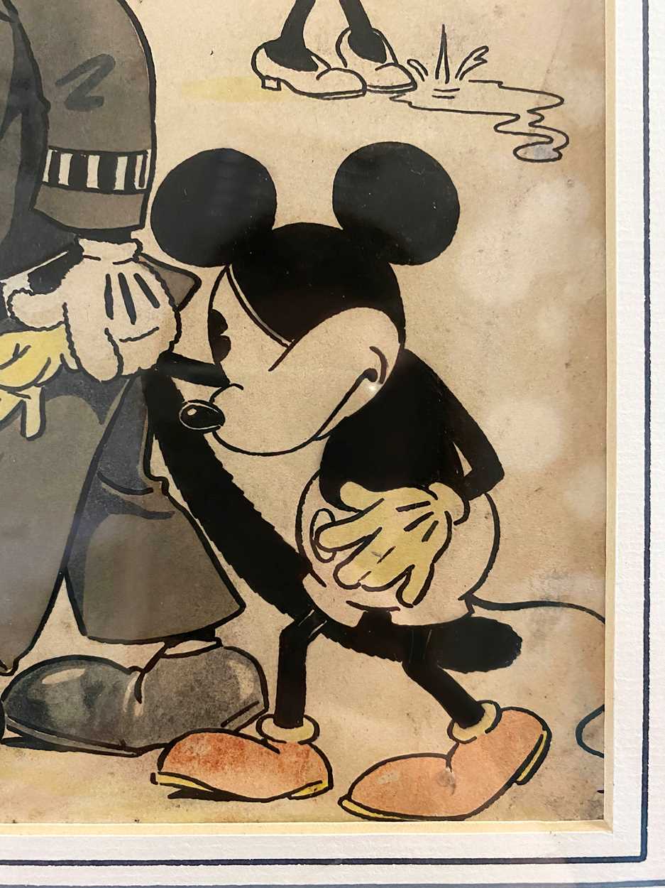 Mickey Mouse An Early Watercolour Of Mickey And Minnie Mouse Circa mickey-mouse-an-early-watercolour-of-mickey-and-minnie-mouse-circa