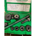 Greenlee Slug Buster Knock-Out Punch Set, Model 7238SB