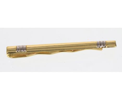   Krawattennadel - GG 333   punziert Gelbgold 333 (8 Karat) sowie Hermann Mürle Pforzheim, Klemme Metall, ca. 3 Gramm, Krawat