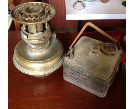 Brass oil lamp and kettle oil lamp (2)