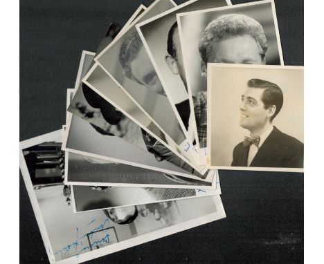 Actors, a collection of 10 signed vintage photos, some dedicated. Mostly 5.5x3.5, all from the 1950's: Raymond Francis, Vince