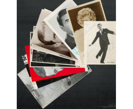 Comedy, a collection of 10 signed vintage photos, some dedicated. Mostly 5.5x3.5, all from the 1950's 70's: Lance Percival, D
