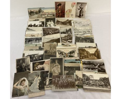 Approx. 170 assorted vintage postcards. To include postcards from Japan and the Far East and a collection of cards depicting 