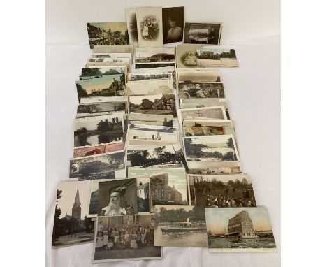 Approx. 150 assorted vintage postcards.